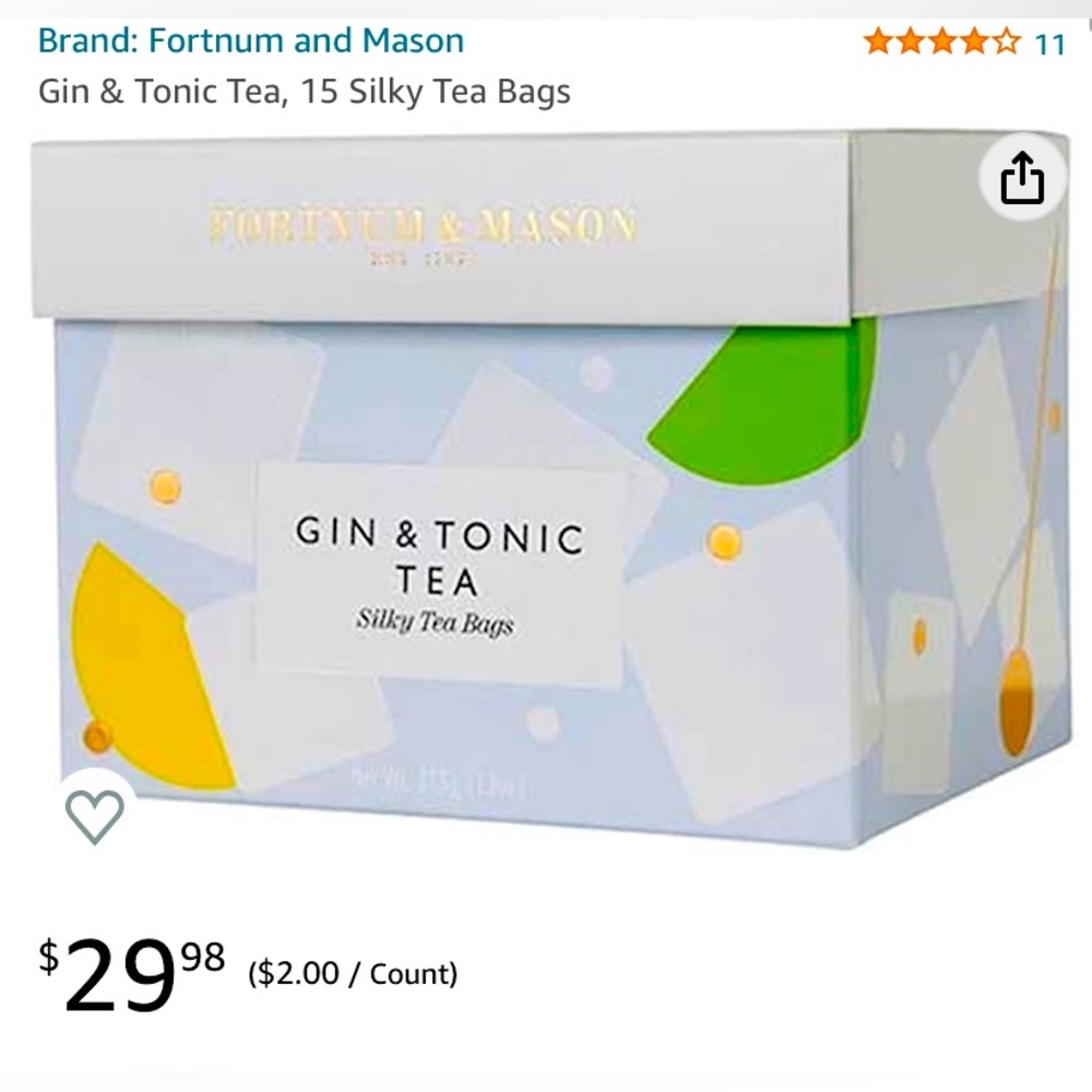 NEW! Gin & Tonic Tea